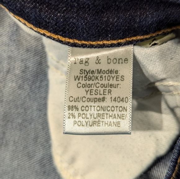 Women's Rag & Bone Dre Jeans Size 27 - Picture 7 of 9